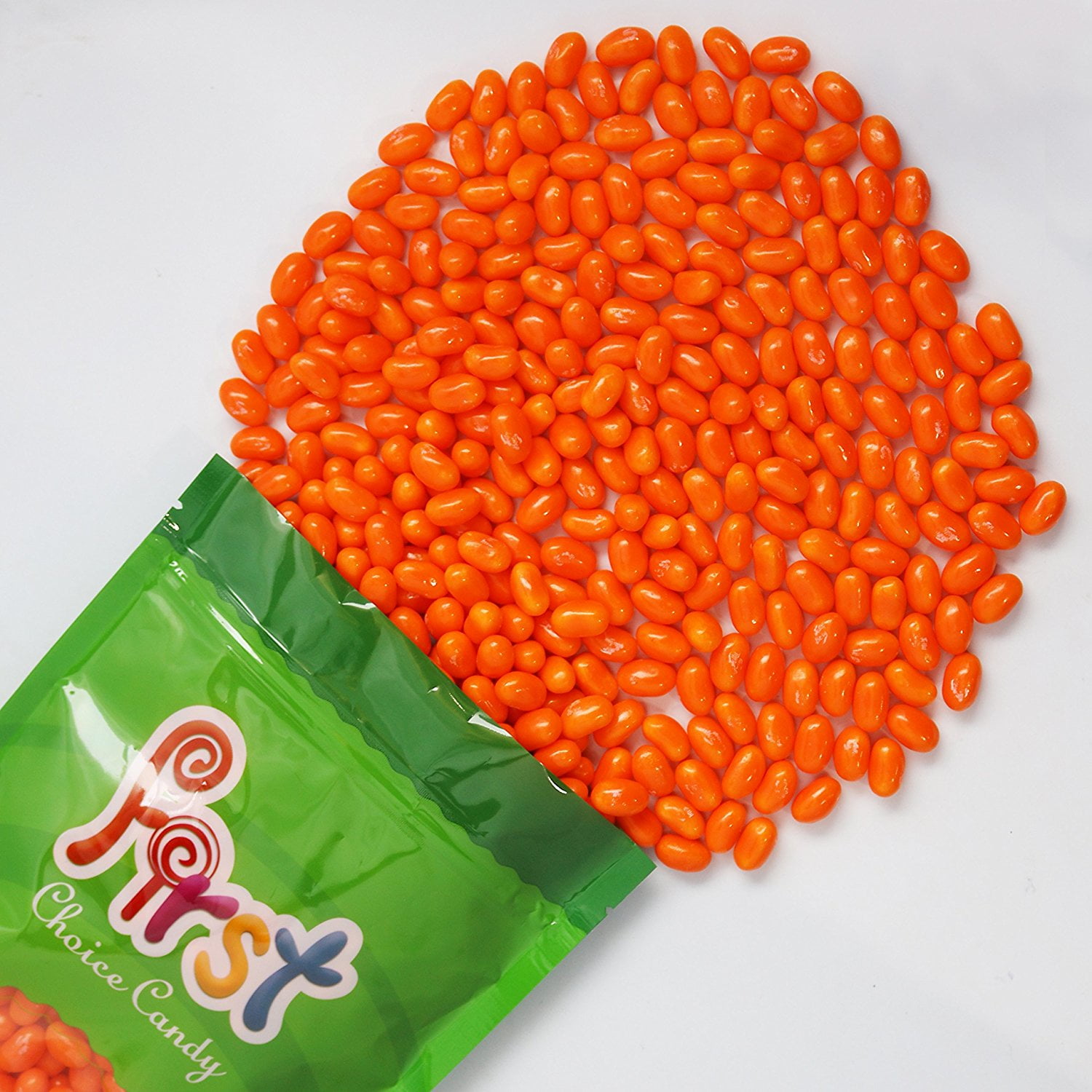 FirstChoiceCandy Jelly Belly Orange Sherbet Jelly Beans 1 Pound