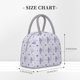 thumbnail image 2 of Balery Bouquet and Lavender Flowers Bolsa de Almuerzo para Mujeres, Caja de Almuerzo, Bolsa de Almuerzo Pequeña Impermeable, Tote de Almuerzo Reutilizable con Gran Capacidad, 2 of 6