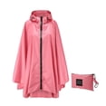 thumbnail image 1 of Imperméable Respirant en Polyester pour Hommes et Femmes, Randonnée, Voyage, Pliable, Rose, 1 of 6