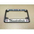 thumbnail image 4 of [Officially Licensed U.S. Air Force Product] - Motorcycle Domed Custom-Made Personalized Metal License Plate Frame Frame with USAF Thunderbirds Design - Black, 4 of 9