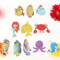 thumbnail image 3 of 11 piezas de Pegatinas antideslizantes PENGJTMXG para El baño PVC estilo océano pez, 3 of 4