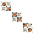 thumbnail image 1 of Wosthever Funda De Almohada Suave Y Duradera De 4 Piezas para Un Halloween Cómodo En Casa Funda De Cojín De Fácil Cuidado Halloween-4 Type1 NO1, 1 of 6