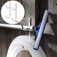 thumbnail image 6 of harmtty 2Pcs Pool Pole Hook Heavy Duty Aluminum Alloy Screw Mount Skimmers Leaf Rakes Nets Pool Supplies Hanger Outdoor for Garden,Silver, 6 of 7