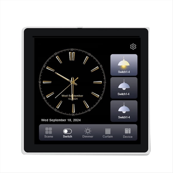 Panel de Control Inteligente Tuya T3E Pro con Pantalla Táctil y Interruptor Zigbee, Interruptor de Luz de Pared Inteligente para el Hogar, Color .