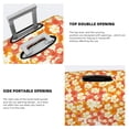 thumbnail image 4 of Goofa Orchids Flowers Pattern Luggage Covers For Suitcase,Suitcase Cover Protector Fit 18-32 Inch Luggage-Small, 4 of 9