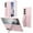 Pink, variant on ELEHOLD Case for Samsung Galaxy Z Fold 6, Shockproof Full Body Hand Strap Case with Stand & Bulit-in Screen Protector,White