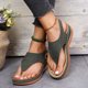 thumbnail image 5 of Chanclas de verano para mujer, zapatillas con tacón de cuña, sandalias, chanclas informales, zapatos de mujer Wmkox8yii sa5141, 5 of 9