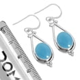 thumbnail image 3 of Blue Chalcedony Women Jewelry 925 Sterling Silver Earring, 3 of 4