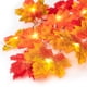 thumbnail image 1 of Guirnalda de luces de hojas de arce, 20 luces LED de hojas de arce otoñales, guirnalda de hojas otoñales que funciona con pilas, luces decorativas para fiestas, luces navideñas, Acción de Gracias, 1 of 8