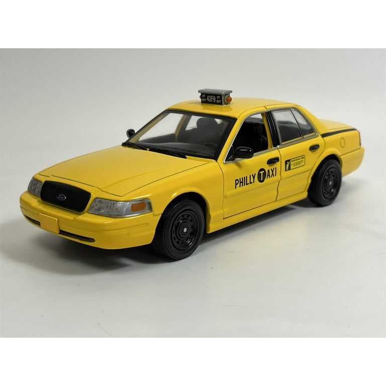 Miniature Ford Crown Victoria 2011 – Taxi NYC, 1/43, Greenlight, Métal, Jaune