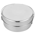 thumbnail image 3 of NIAIZEK Stainless Steel Camping Utensils Set with Cooking Pot and Pan, Outdoor Cookware for 2-3 People, and Portable, 3 of 8