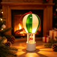thumbnail image 4 of Luminous Hot Air Balloon Ornament, Plastic Christmas Decoration, Battery-Operated Glowing Design, for Tabletop Tree Party Holiday Display, 4 of 5