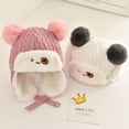 thumbnail image 3 of LNGOOR 1pc Children‘s Fashionable Plush Versatile Winter Trapper Hat With Ear Protection For Going Out, 3 of 6