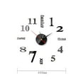 thumbnail image 7 of LNKOO DIY Wall Acrylic Clock, Modern 3D Wall Clock Mirror Stickers Home Office Decor, Mirror Surface Mirror Frameless with Numbers Sticker for Home Living Room Bedroom Office Decoration, 7 of 7