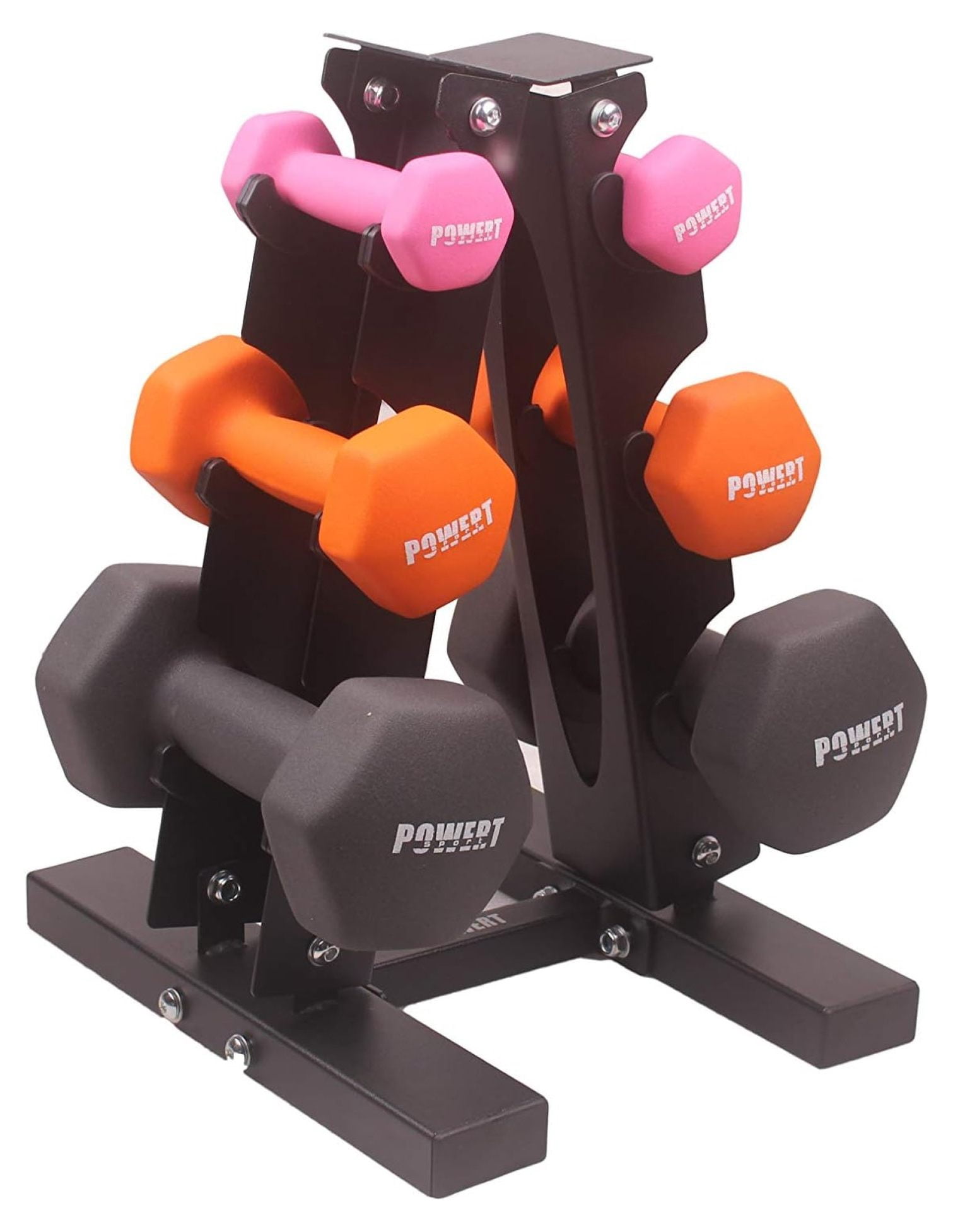 Neoprene Dumbbell - Hex Hand Weights for Women Men, 2-20 lbs Pairs, Non-Slip Coated Cast Iron, Home Gym Strength Training Exercise Equipment