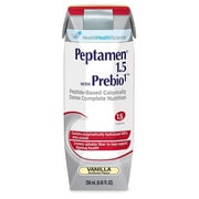 Nestle Peptamen 1.5 Peptide-Based Complete Nutrition, Vanilla, 250 mL cartons, 24 Ct