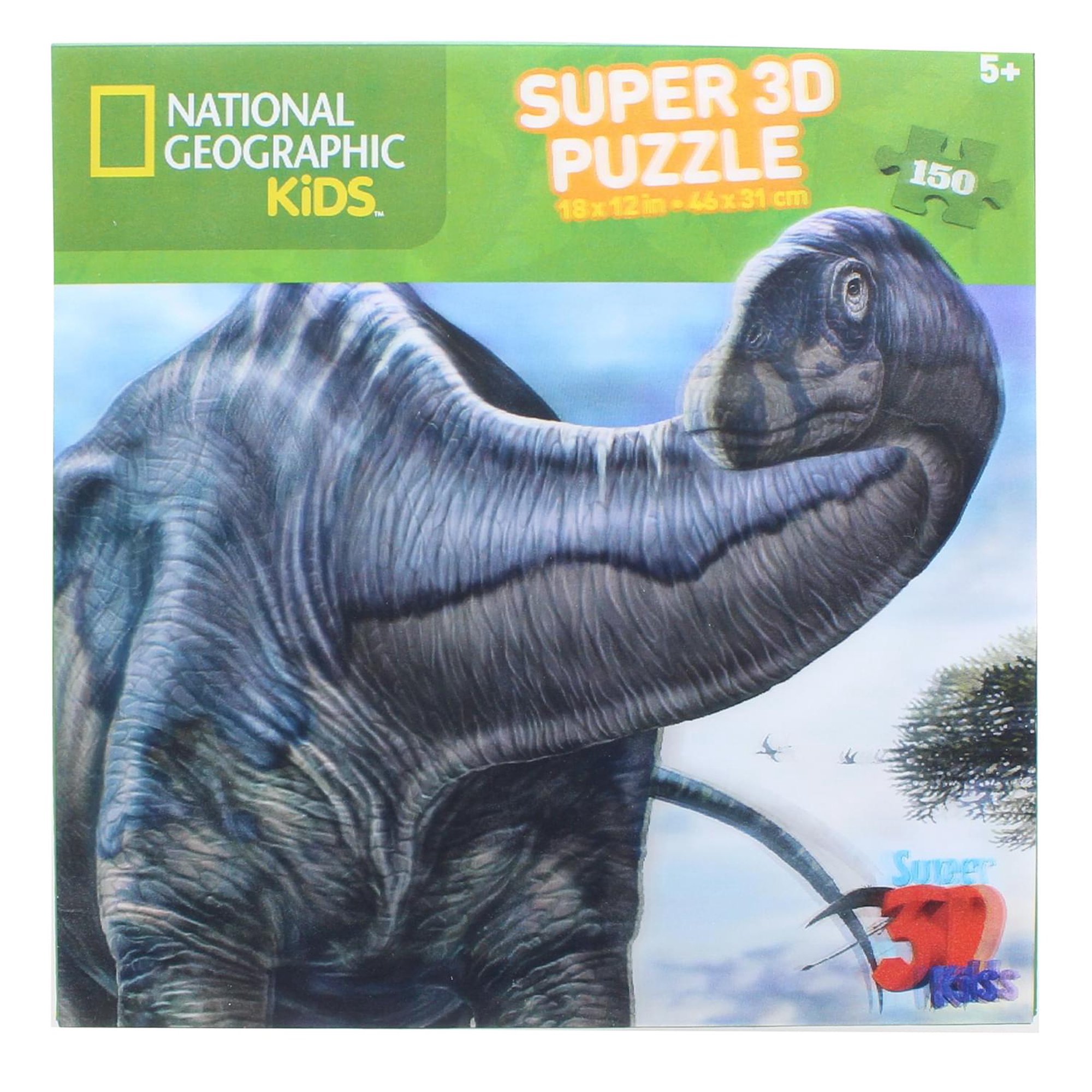 National Geographic Kids Argentinosaurus 150 Piece Super 3d Jigsaw Puzzle Walmart Canada