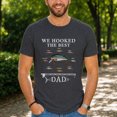 thumbnail image 4 of Jollimate Custom Name T-shirt, We Hooked The Best Dad Shirt, Fishing Dad Gift, Fisherman Gift, 4 of 6