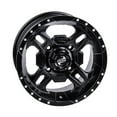 thumbnail image 5 of 4/156 Tusk Beartooth Wheel 14x7 4.0 + 3.0 Matte Black, 5 of 8