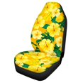 thumbnail image 5 of Uourmeti Yellow Hibiscus Floral Print Car Seat Cover Ventilated Comfort Seat Covers for Cars Anti Aging Long Lasting 1 Pieces Set Compatible with Truck Auto, 5 of 6