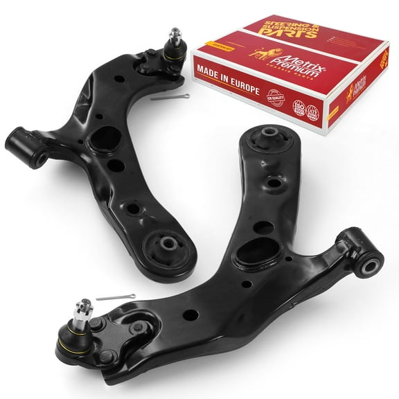 Metrix Premium Chassis Parts - Front Left & Right Lower Control Arm w Ball Joint & Bushing Assembly Kit Fits 18-21 Lexus NX300, 15-17 NX200t, 06-18 Toyota RAV4, RK620587, RK620586, Made in Europe