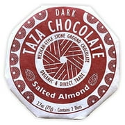 Taza Chocolate Organic Chocolate Disc Salted Almond -- 2.7 oz Pack of 2