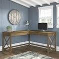 thumbnail image 1 of Bureau en L Key West de Bush Furniture, pin vieilli, 1 of 4