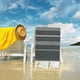 thumbnail image 1 of Toalla de playa de fibra fina de 89 x 180 cm | Toalla de baño ligera de microfibra resistente a la arena | Manta de viaje compacta de secado rápido para piscina, camping, senderismo, yoga, spa,, 1 of 5