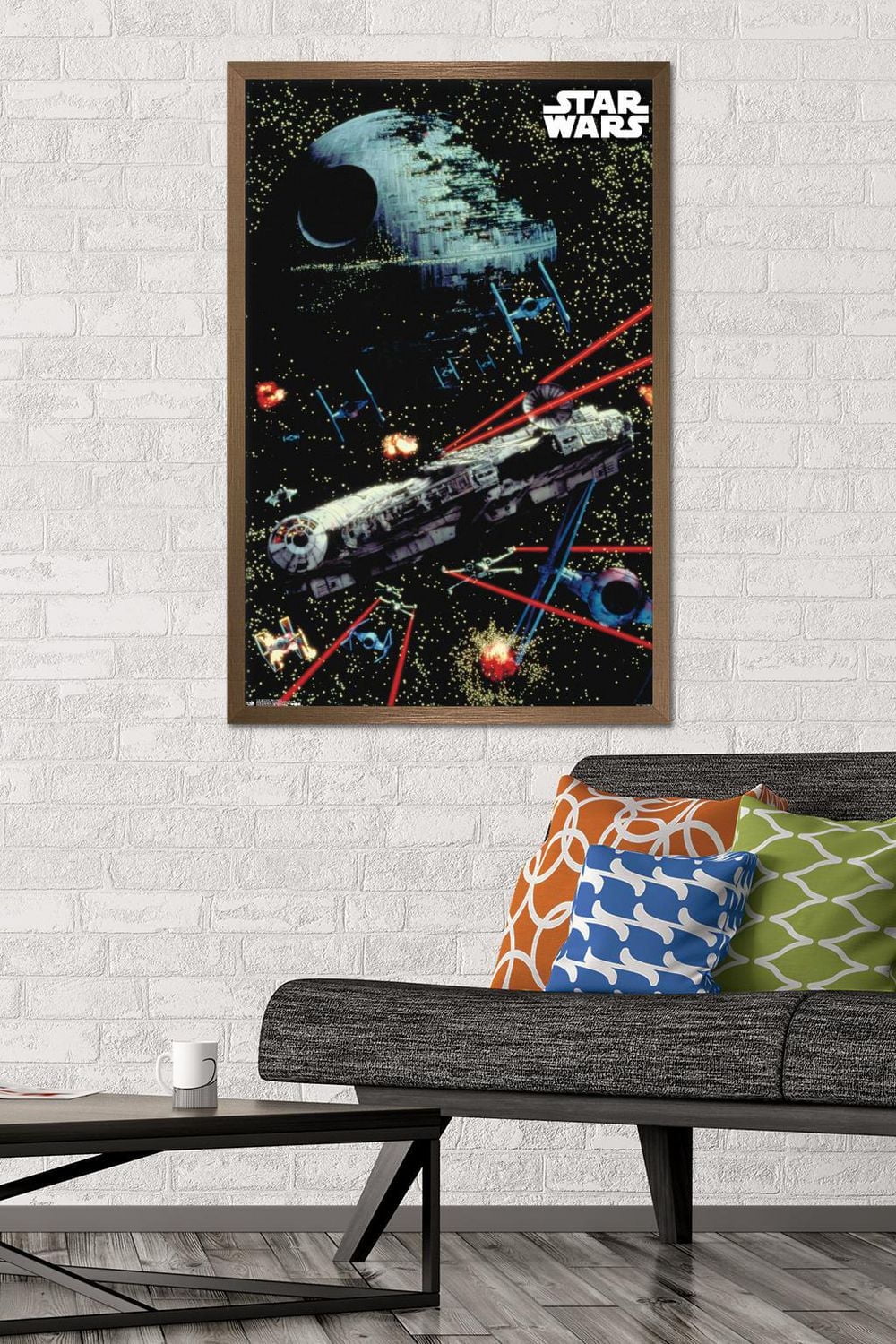 Star Wars: Saga - Space Battle Wall Poster, 22.375" x 34"
