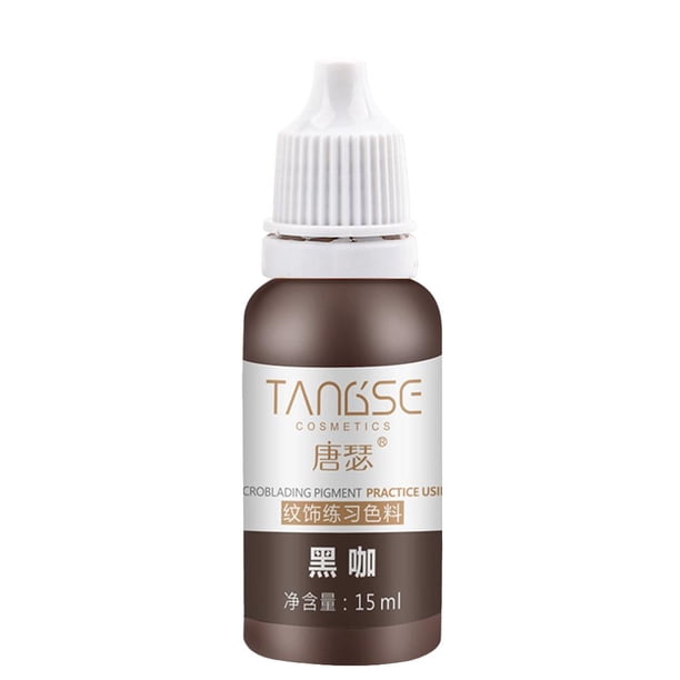 CAIROYAR Pigmento para microblading, maquillaje, tatuaje de cejas, labios, delineador de ojos, tinta semipermanente, 15 ml