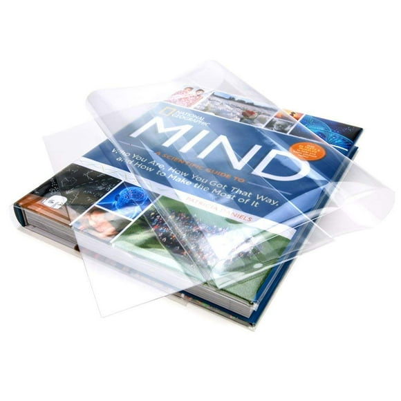 ClearBags Couvertures de Livres Claires Protéger contre l'Usure, l'Eau et la Poussière Coffre-Fort d'Archivage Pack de 25 (Taille du Livre: 8 1/2 "de Haut x jusqu'à 15" de Long)