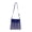 Dark Blue, variant on Trumpet Beach Toy Mesh Bag Collecting Shell Pouch, Sand Toy Storage Organizer for Beach Vacation, Zippered Breathable Carry Tote, Yellow