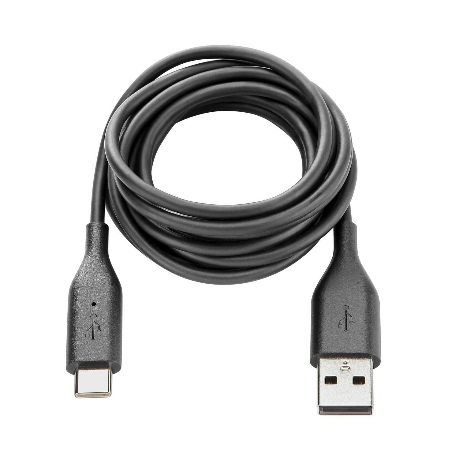 ONN ™ 1.8 meter Hi-Speed USB-C to USB-A 2.0 Charge & Sync Cable (Black)