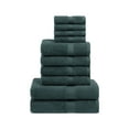 thumbnail image 2 of Superior 800 GSM Egyptian Cotton 10-Piece Heavyweight Towel Set, Teal, 2 of 10