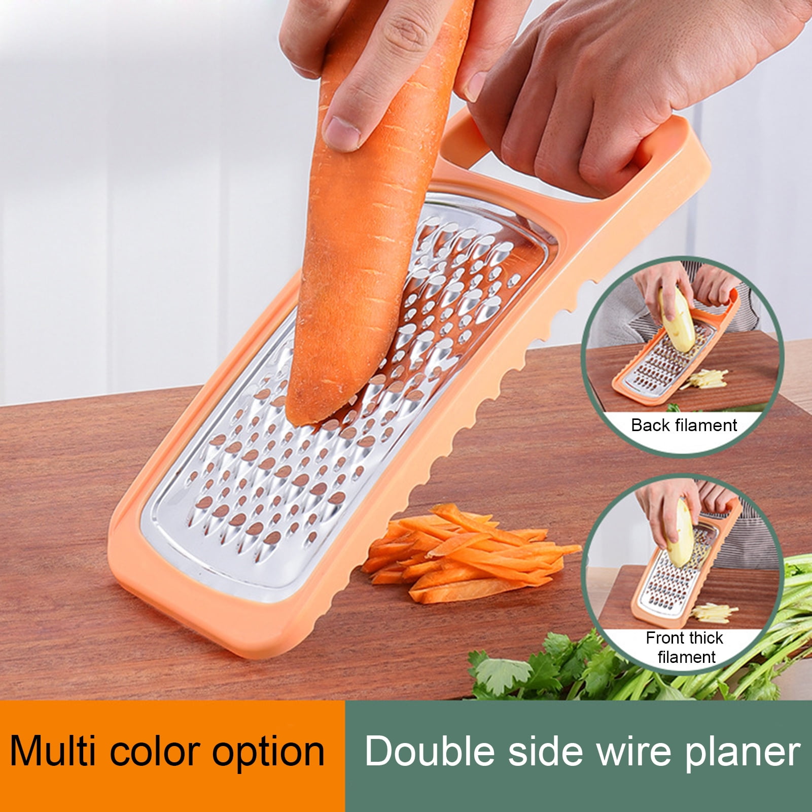 Super Sharp Vegetable Slicer Double Sided Multipurpose Stainless