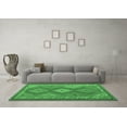 thumbnail image 3 of Ahgly Company Indoor Round Oriental Emerald Green Traditional Area Rugs, 6' Round, 3 of 4