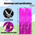 thumbnail image 2 of Cortina de aluminio Keyali Backdrop, paquete de 4 unidades, 100 x 253 cm, color rosa, 2 of 7
