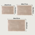 thumbnail image 7 of Unique Bargains Soft Absorbent Washable Thick Bath Rugs Khaki 17" x 24", 7 of 7