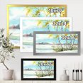 thumbnail image 4 of Designart 'Birches In Snowy Land' Lake House Framed Art Print, 4 of 4