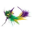 thumbnail image 5 of Unique Bargains 1 Pc Headband Three Colors Feathers Hair Accessories for Women Green Yellow, 5 of 5