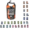 thumbnail image 3 of Sonducket Bolsa de natación impermeable de 15/20L/30L, de saco seco, colores de camuflaje, pesca, canotaje, kayak, almacenamiento, bolsa de Deportes acuáticos Camuflaje Azul Claro 19x55cm, 3 of 6