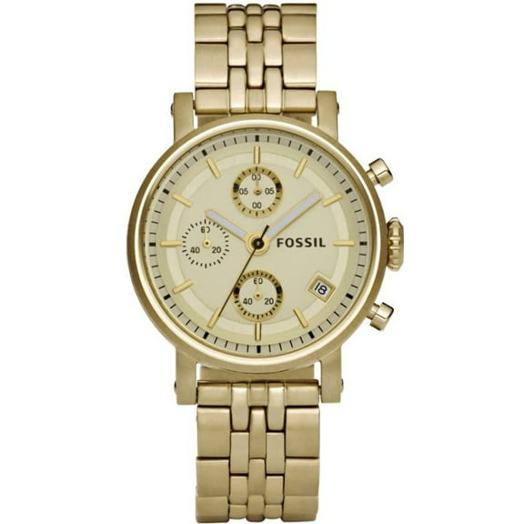 Women's Fossil Dress Gold-Tone Chronograph Watch ES2197