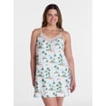 thumbnail image 2 of Joyspun Women’s Dreamy Soft Collection Lace Front Knit Chemise, Sizes XS to 3X, 2 of 6