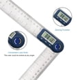 thumbnail image 3 of 200mm Electronic Protractor Stainless Steel Digital Angle Ruler Inclinometer Angle Finder Digital Angle Gauge ,Long Lasting, 3 of 5