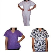 Medgear Scrub 4pc Combo Pack - Dotted Fl