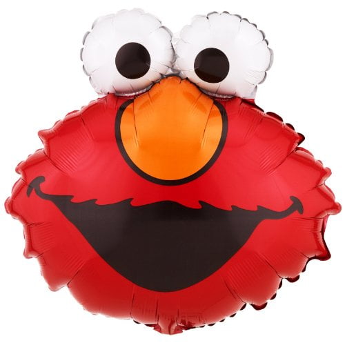 Ballon Jumbo Elmo en Feuille