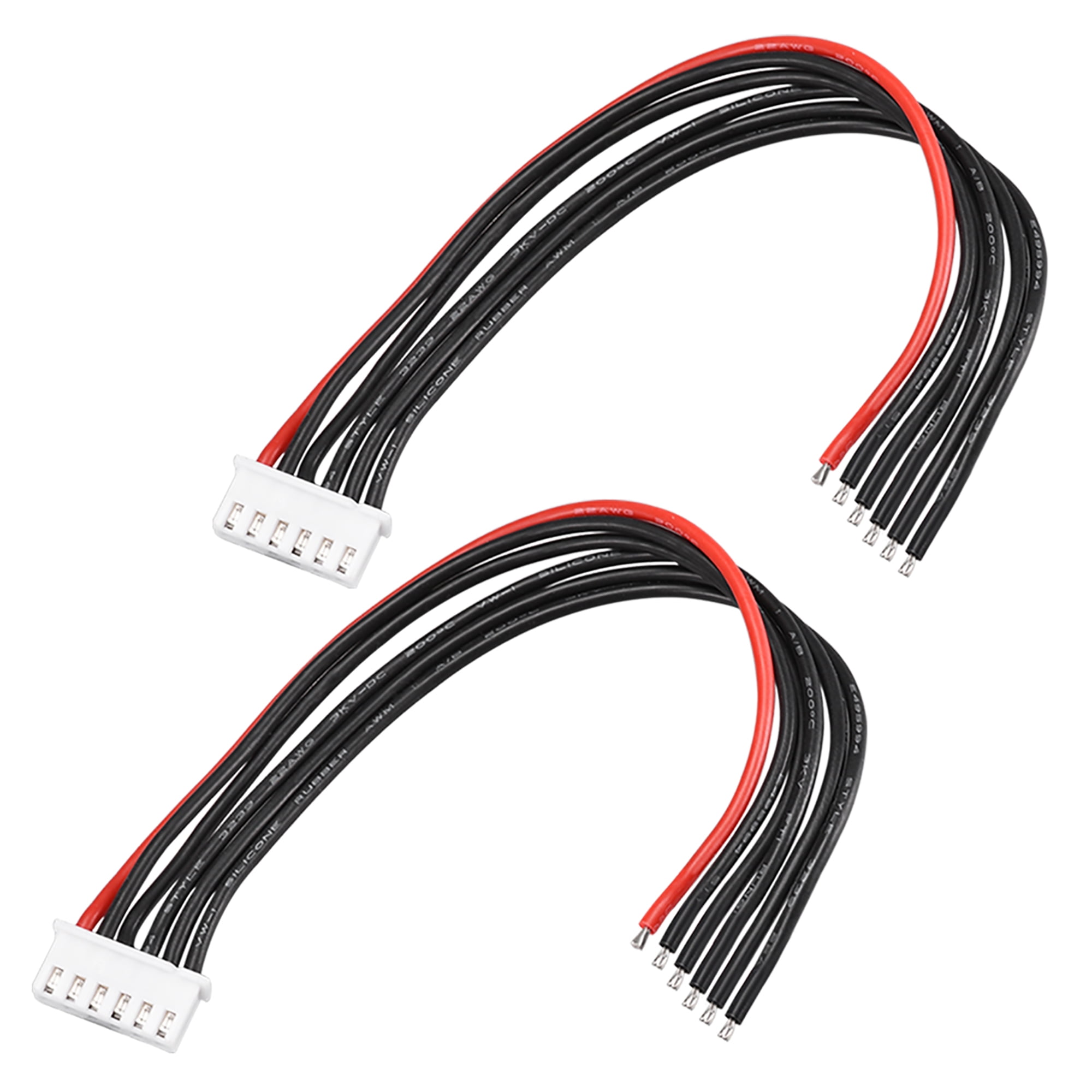 FLY RC 10pcs 22.2V 7 Pin Male Plug 6S LiPo Battery Balance Charger Cable Lead Wire Connector 