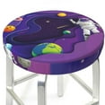 thumbnail image 3 of Lsque Astronaut Round Bar chair cushion covers Velvet Fabric Premium Comfort Protects from Scratches and Stains for 14-17 Inch Chair- 12 inch, 3 of 7