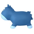 thumbnail image 3 of Pop It Up: Kidzzfarm Bouncing Horse: Junior - Blue - Inflatable Animal Hopper, Bouncing Toy & Air Pump, Indoor & Outdoor, Kids & Toddlers Ages 12mo+, 3 of 7