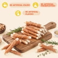 thumbnail image 4 of Pawmate Chicken Jerky Wrapped Biscuits Dog Treats Variety Pack, Pumpkin Biscuits, Crunchy Sticks & Peanut Butter Flavor, Natural Snacks for Dogs, 33oz, 3 Pack, 4 of 9